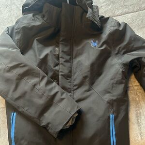 Spyder Gray and Black Jacket